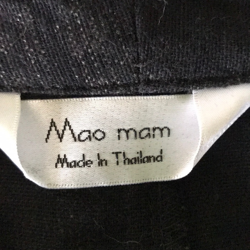 Mao Mam Roll Collar Short Jacket - Picture 6 of 6